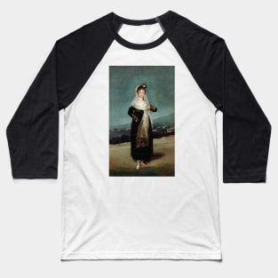 Portrait of the Marquesa de Santiago by Francisco Goya Baseball T-Shirt